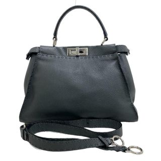 フェンディ(FENDI)のフェンディ FENDI ハンドバッグ
 セレリア ピーカブーレギュラー 2WAY 8BN290 グレー(ハンドバッグ)