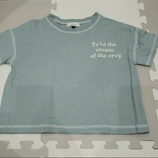 キッズ 110 Tシャツ 半袖 セラフ 綿100% 接触冷感 グリーン 女の子