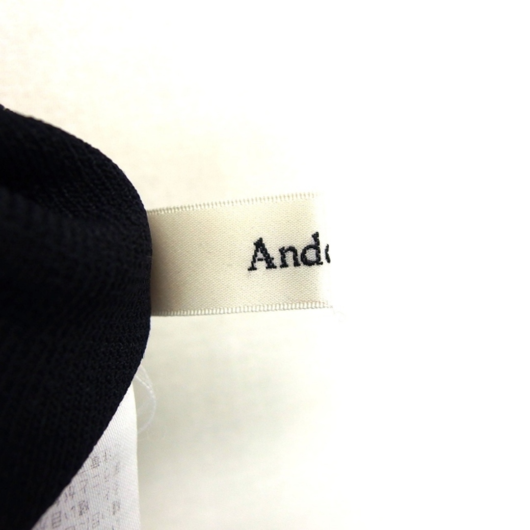 Andemiu(アンデミュウ)のアンデミュウ Andemiu リブ カットソー シンプル バックネックリボン レディースのトップス(その他)の商品写真