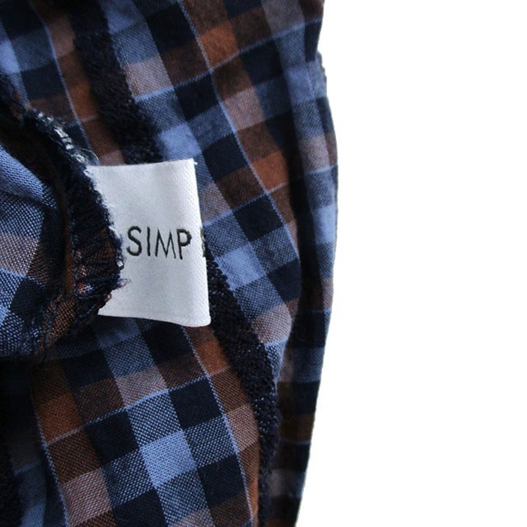 Simplicite(シンプリシテェ)のシンプリシテェ SIMPLICITE シャツ ブラウス 長袖 バックボタン レディースのトップス(シャツ/ブラウス(長袖/七分))の商品写真