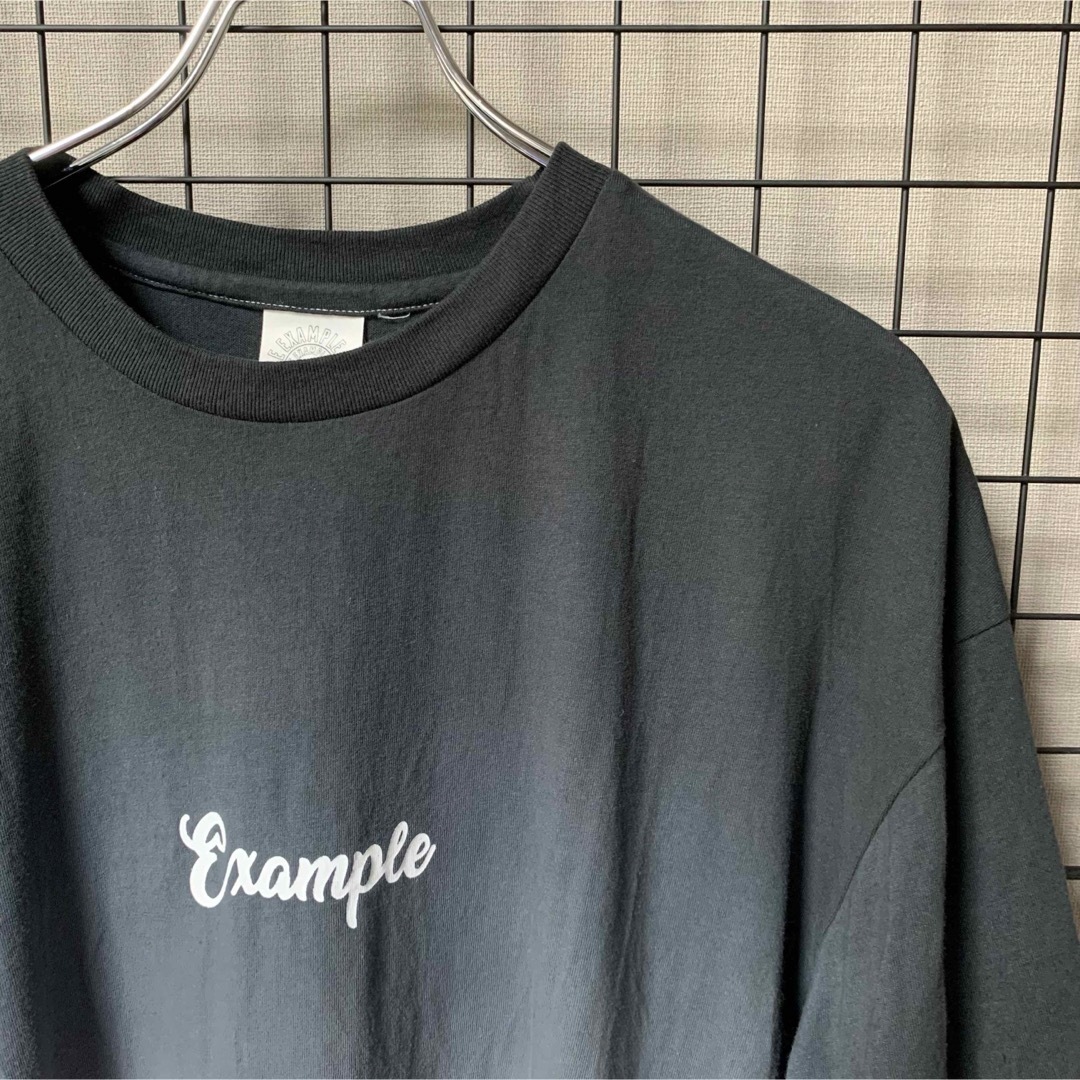 【美品】EXAMPLE HALF TONE TEE ツートン Tシャツ サイズL メンズのトップス(Tシャツ/カットソー(半袖/袖なし))の商品写真