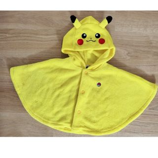 ポケモン(ポケモン)のピカチュウ 70～90cm なりきりポンチョ ベビー  男の子 女の子(ジャケット/上着)