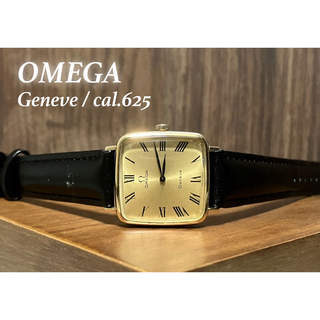 オメガ(OMEGA)のオメガ ジュネーブ ローマン数字 メンズ腕時計 稼働品(腕時計(アナログ))