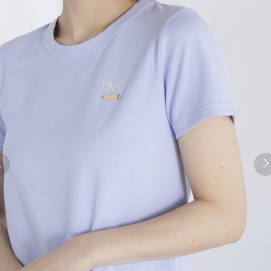 NATURAL BEAUTY BASIC(ナチュラルビューティーベーシック)のNATURAL BEAUTY BASIC メタルポイントＴシャツ  カットソー レディースのトップス(カットソー(半袖/袖なし))の商品写真