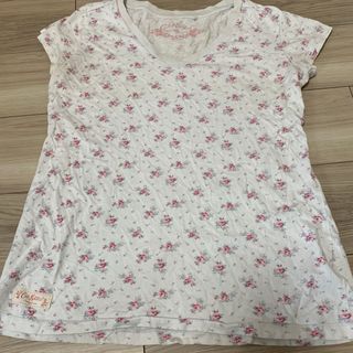 ユニクロ(UNIQLO)のユニクロCathKidstonコラボ半袖Tシャツカットソー花柄総柄(Tシャツ(半袖/袖なし))