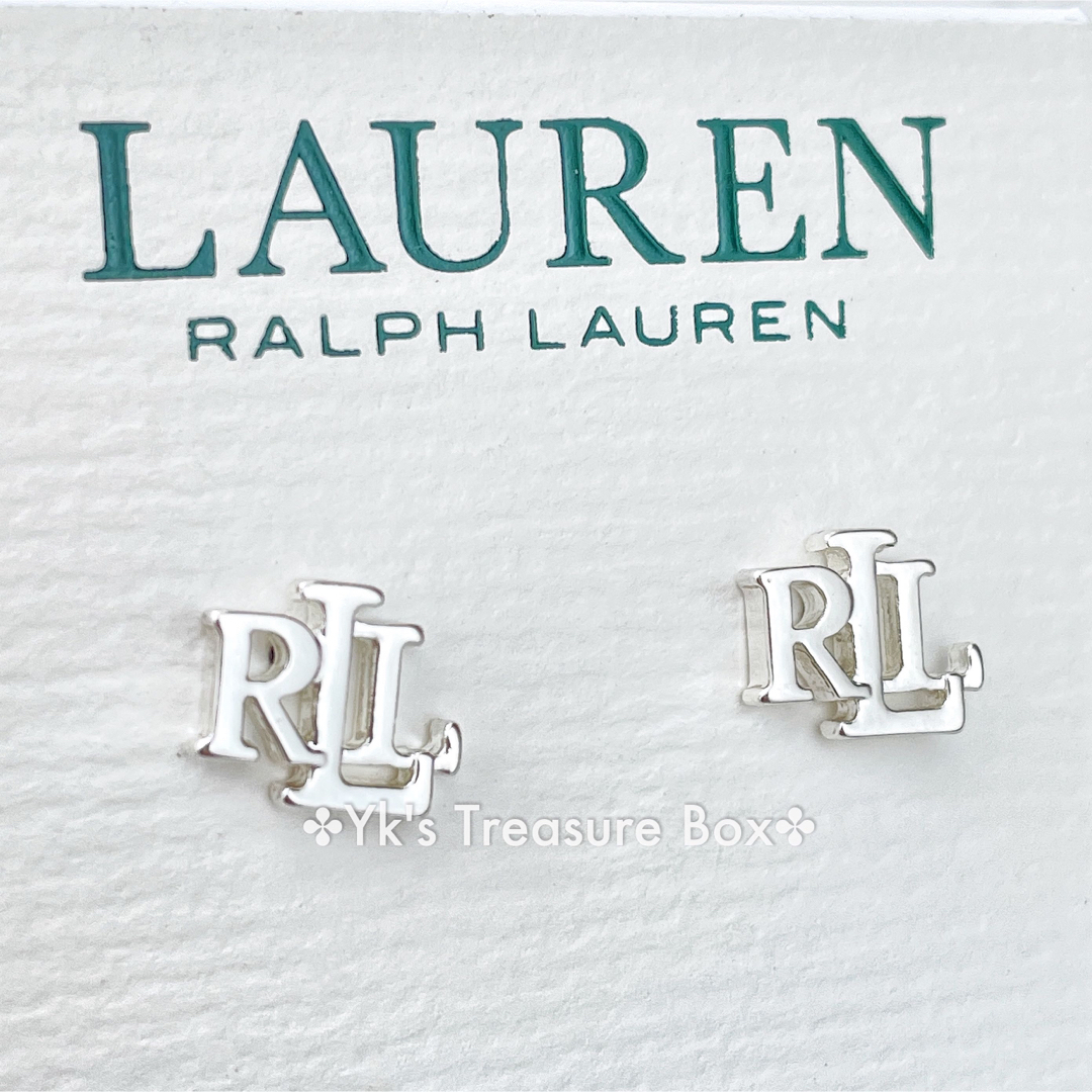 Ralph Lauren(ラルフローレン)のM040/RALPH LAUREN/シルバーロゴスタッドピアス レディースのアクセサリー(ピアス)の商品写真