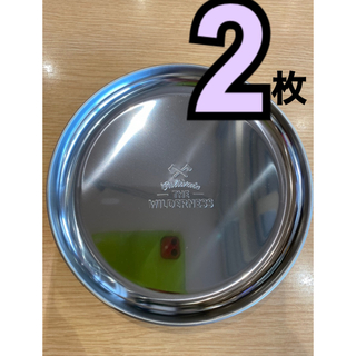 新品 ワンプレート ランチプレート ステンレスカレー皿2枚ay(食器)
