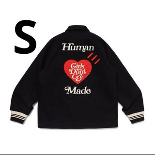 ヒューマンメイド(HUMAN MADE)の新品 HUMAN MADE Girls Don't Cry Jacket 黒 S(スタジャン)