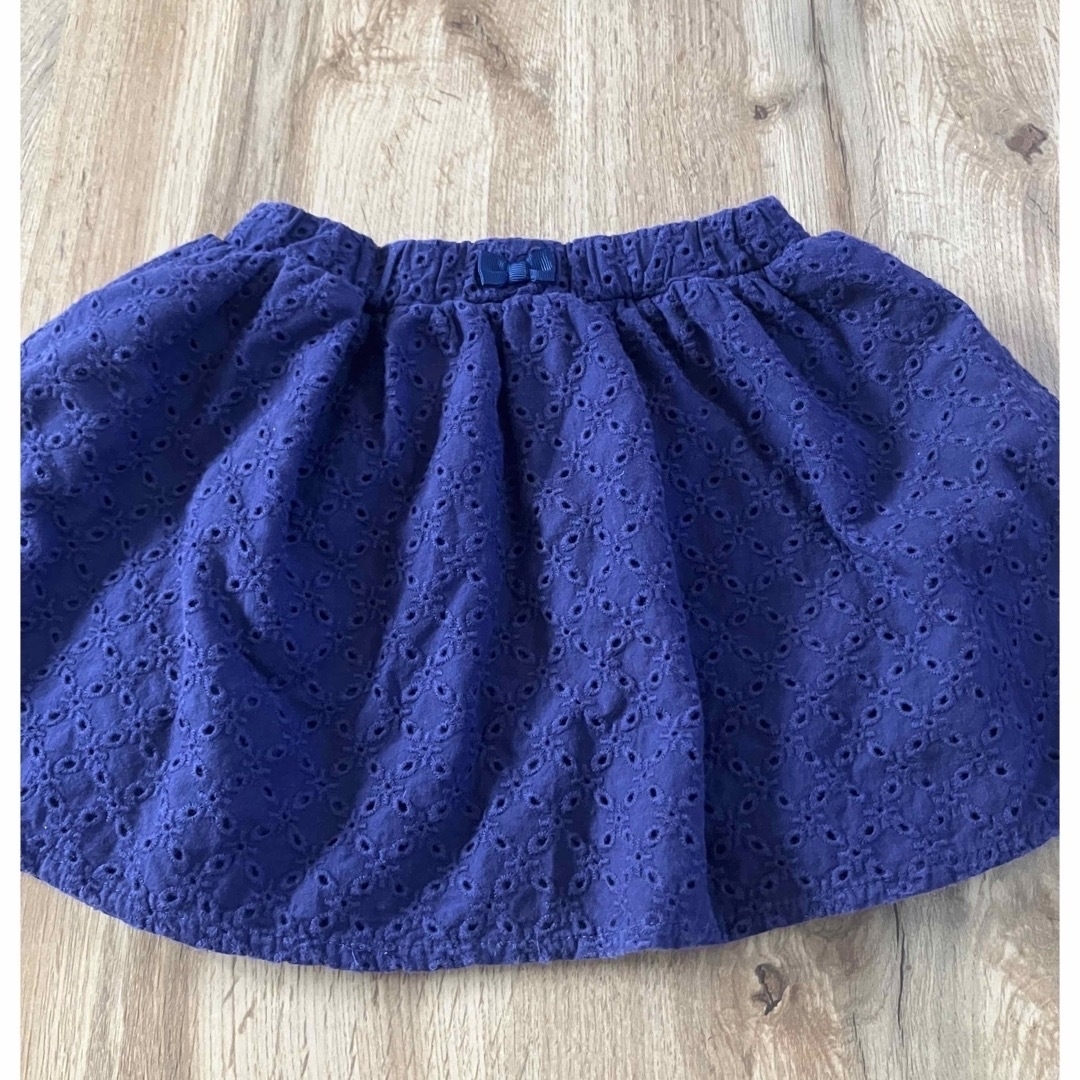 120サイズ　2枚セット　スカート　女の子 キッズ/ベビー/マタニティのキッズ服女の子用(90cm~)(スカート)の商品写真