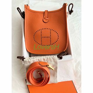 エルメス(Hermes)の未使用HERMESエヴリンアマゾーヌ16オレンジリンディピコタンシェーヌダンクル(ショルダーバッグ)