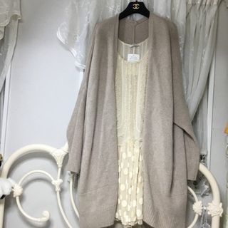 フォクシー(FOXEY)の♡フォクシー　デイジーリン　カシミア100％ロングカーディガン♡(カーディガン)