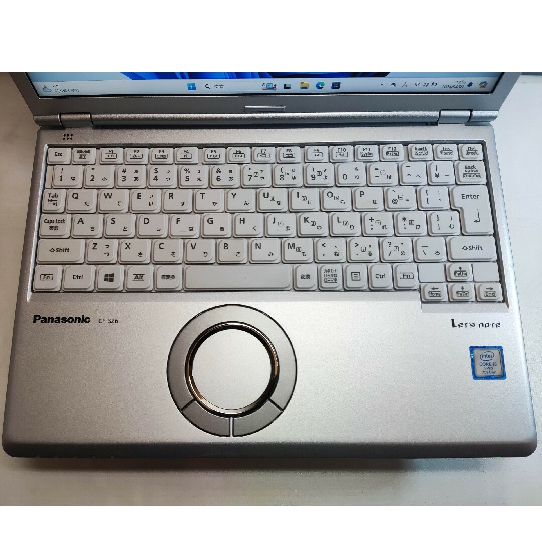 Panasonic(パナソニック)のA8 美品Panasonic CF-SZ6 メモリ8GB 256GB DVD スマホ/家電/カメラのPC/タブレット(ノートPC)の商品写真