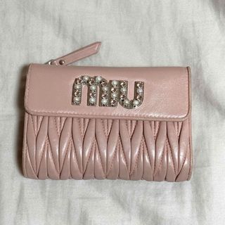 ミュウミュウ 財布(レディース)(ビジュー)の通販 100点以上 | miumiu ミュウミュウ 財布(レディース)(ビジュー)の通販 100点以上 | miumiu