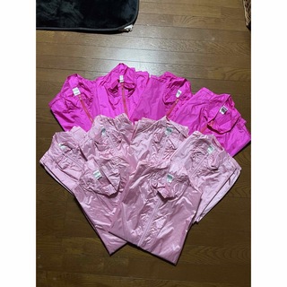 【イベントや選挙運動にナイロンジャンバー】薄いピンク&濃いピンク色S〜XL13枚(ナイロンジャケット)