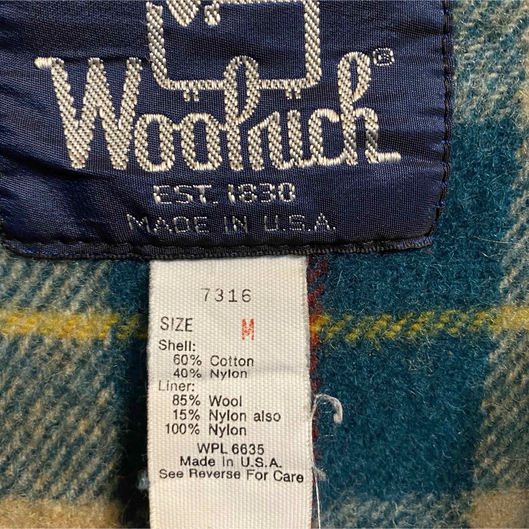 WOOLRICH(ウールリッチ)のウールリッチ 80’ マウンテンパーカー グリーン メンズM〜L メンズのジャケット/アウター(マウンテンパーカー)の商品写真