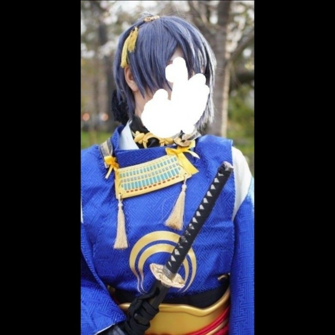 刀剣乱舞 三日月宗近 コスプレ衣装 ★ウィッグ付き エンタメ/ホビーのコスプレ(衣装一式)の商品写真