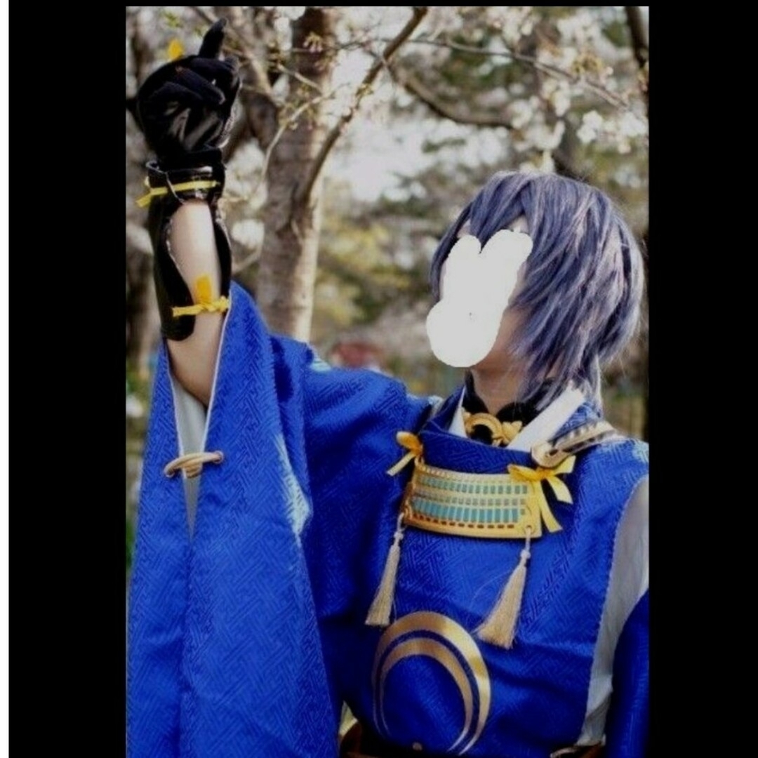 刀剣乱舞 三日月宗近 コスプレ衣装 ★ウィッグ付き エンタメ/ホビーのコスプレ(衣装一式)の商品写真