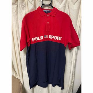 ラルフローレン(Ralph Lauren)のポロスポーツ　ポロシャツ　ラルフローレン　ダブルアールエル　ツートンカラー(ポロシャツ)