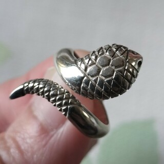 アンティーク蛇モチーフシルバーリング(リング(指輪))