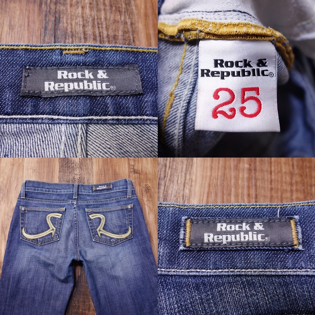 Rock & Republic(ロックアンドリパブリック)の25インチ ブーツカットジーンズ ロックアンドリパブリック デニム ML4 レディースのパンツ(デニム/ジーンズ)の商品写真