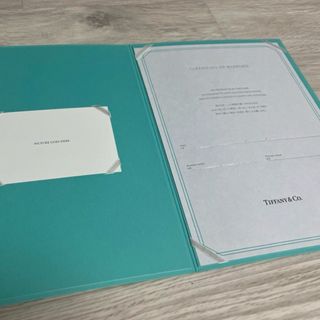 Tiffany & Co. - Tiffany ティファニー結婚証明書