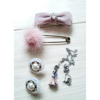 アクシーズファム(axes femme)のヘアアクセ　アクセ　まとめ売り　セット(バレッタ/ヘアクリップ)