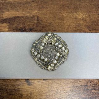 【1950s★イギリス購入】Vintage silver scarf clip