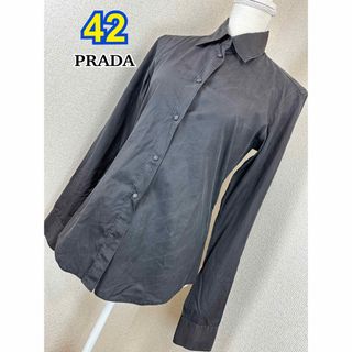 プラダ(PRADA)のPRADA ブラウス 42(XL相当)(シャツ/ブラウス(長袖/七分))