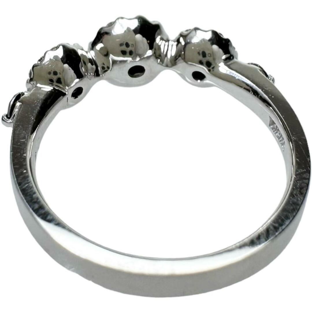 リング・指輪  K18WG ブラックダイヤモンド/透明ダイヤモン レディースのアクセサリー(リング(指輪))の商品写真