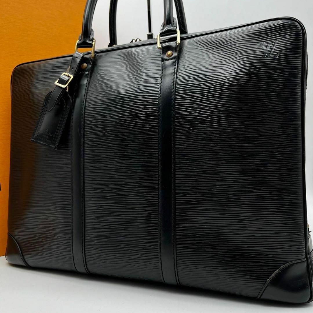LOUIS VUITTON(ルイヴィトン)の美品鑑定済 ルイヴィトン エピ ポルトドキュマン ヴォワヤージュ 黒 A4可 メンズのバッグ(ビジネスバッグ)の商品写真