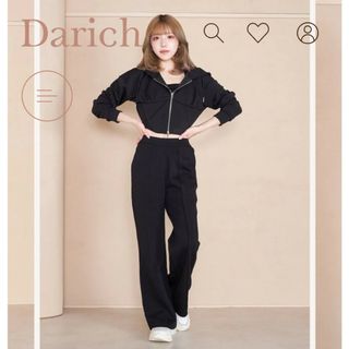 Darich - 新品未使用 Darich ツイードアップリケスウェットトップス Darich - 新品未使用 Darich ツイードアップリケスウェットトップス