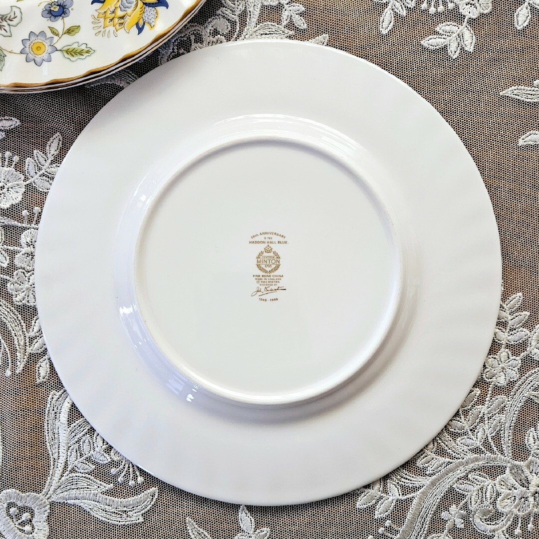 MINTON - 廃盤品 MINTON ミントン ハドンホール 50周年 金彩 MINTON - 廃盤品 MINTON ミントン ハドンホール 50周年 金彩