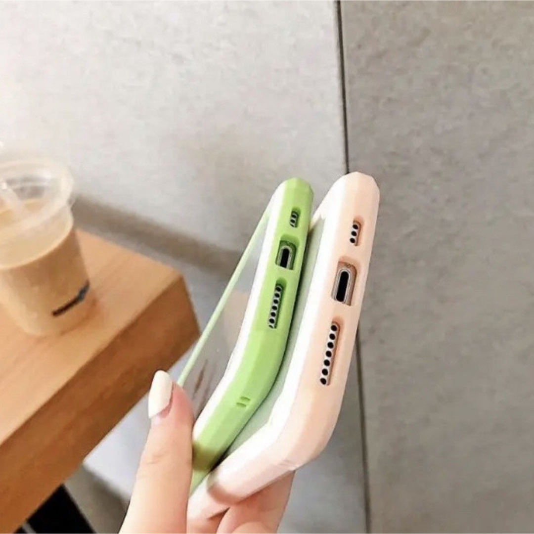 iPhone(アイフォーン)の【iPhoneXR】イエロー iPhoneケース 大人気 シンプル フレーム スマホ/家電/カメラのスマホアクセサリー(iPhoneケース)の商品写真