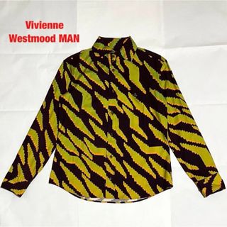 ヴィヴィアンウエストウッド(Vivienne Westwood)の【人気】Vivienne Westwood MAN　総柄シャツ　オーブ　刺繍(シャツ)