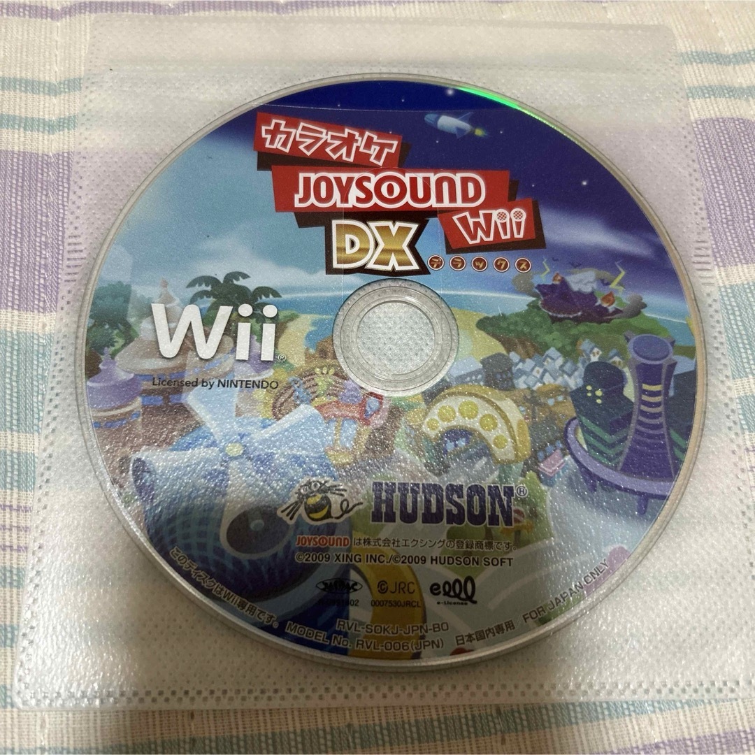 カラオケJOYSOUND Wii DX エンタメ/ホビーのゲームソフト/ゲーム機本体(家庭用ゲームソフト)の商品写真