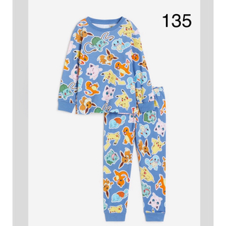 エイチアンドエム(H&M)の新品　ポケモン　パジャマ　長袖　135-140(パジャマ)