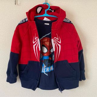 コストコ - スパイダーマン　Tシャツ＆パーカーセット3T