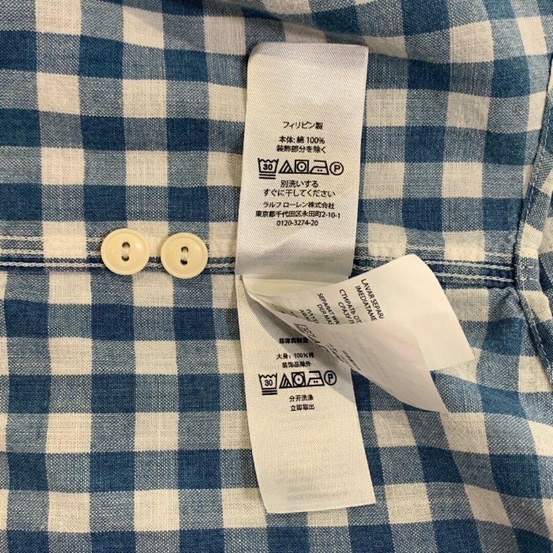 POLO RALPH LAUREN(ポロラルフローレン)のPOLO COUNTRY RALPH LAUREN ポロカントリ－ ラルフローレン ギンガムチェック ワークシャツ Size XXL メンズのトップス(シャツ)の商品写真