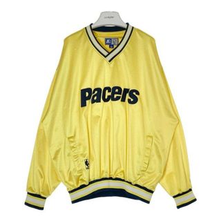 ★STARTER スターター 90s PACERS ペイサーズ プルオーバージャケット イエロー sizeL(スウェット)