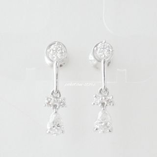 タサキ(TASAKI)の美品【TASAKI】プラチナ  ダイヤモンド  0.86ct　イヤリング(イヤリング)