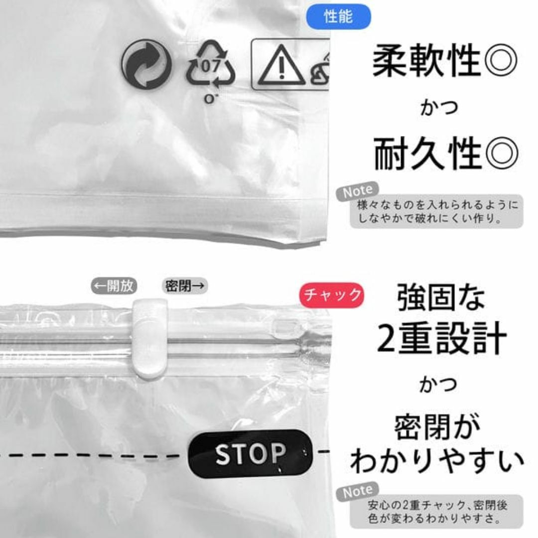 立体圧縮袋単品(Sタイプ)衣装ケース収納スペースの有効活用衣替え対策新品送料無料 インテリア/住まい/日用品の収納家具(押し入れ収納/ハンガー)の商品写真