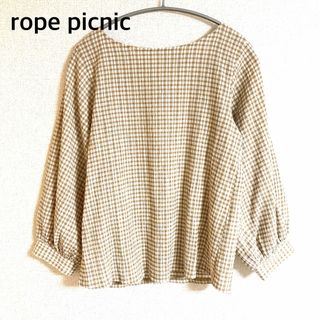 ロペピクニック(Rope' Picnic)の美品 rope picnic ロペピクニック　カットソー　プルオーバー(カットソー(長袖/七分))