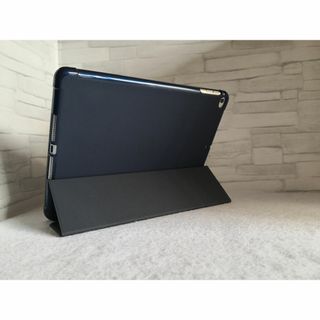 ペン収納OK iPad 5/6世代/Air/Air2 ネイビー ソフトケース (iPadケース)