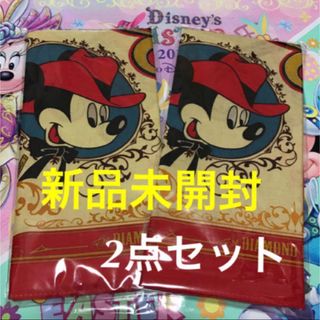 ディズニー(Disney)の★新品未開封★ディズニー　非売品　ミキカン  ミッキー　バンダナ　２枚(バンダナ/スカーフ)