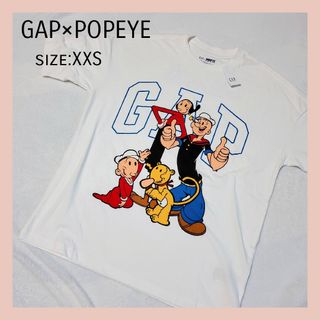 ギャップ(GAP)のGAP POPEYE コラボTシャツ xxs(Tシャツ/カットソー(半袖/袖なし))