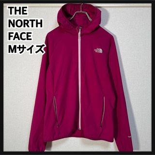 ザノースフェイス(THE NORTH FACE)のノースフェイス】アウターブルゾンパーカー紫ピンク　US規格　刺繍　TNF　１５R(ブルゾン)