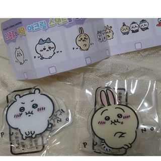 チイカワ(ちいかわ)のちいかわ　韓国　ガチャガチャ　新品　アクスタ　うさぎ　PUN ハングル(その他)