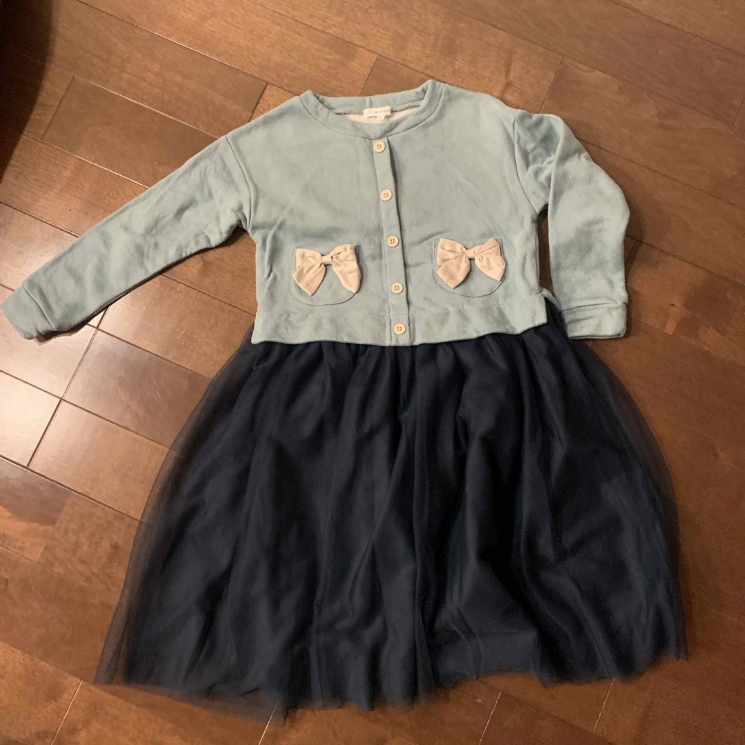 ［中古］女の子　ワンピース　冬130 キッズ/ベビー/マタニティのキッズ服女の子用(90cm~)(ワンピース)の商品写真