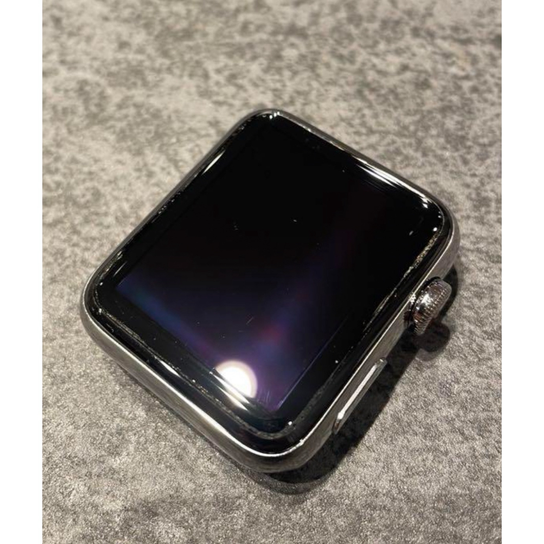 Apple Watch(アップルウォッチ)のApple Watch 3 セルラー　42mm  ステンレス　サファイアガラス メンズの時計(腕時計(デジタル))の商品写真