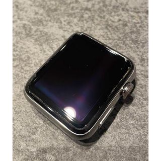 アップルウォッチ(Apple Watch)のApple Watch 3 セルラー　42mm  ステンレス　サファイアガラス(腕時計(デジタル))